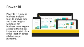 Microsoft Power Business Intelligence ppt | PPTX