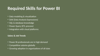 Comprehensive Guide to Power BI Visualization and Data Modeling | PPTX