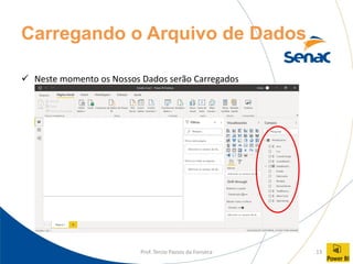 Prof. Tercio Passos da Fonseca 13
Carregando o Arquivo de Dados
✓ Neste momento os Nossos Dados serão Carregados
 