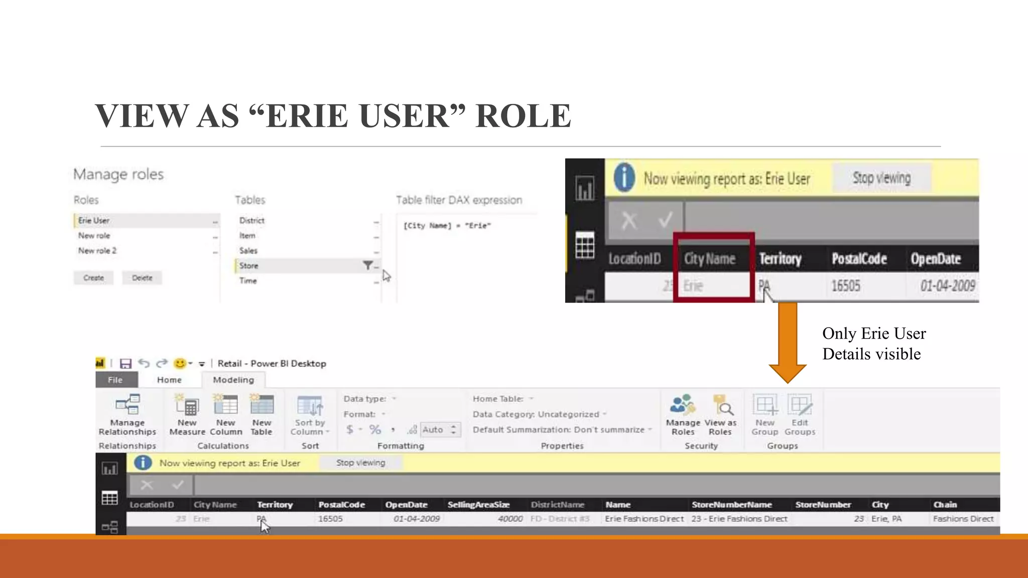 Power BI - Row Level Security | PPTX