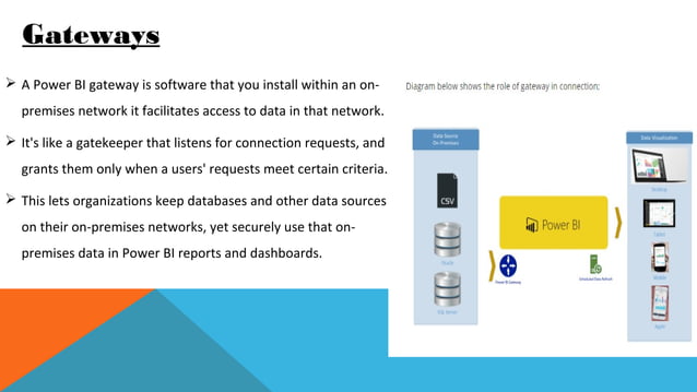 Power BI: Types of gateways in Power BI