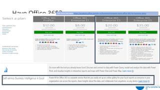 Have Office 365?Get more info here: https://products.office.com/en-us/business/compare-more-office-365-for-business-plans
 