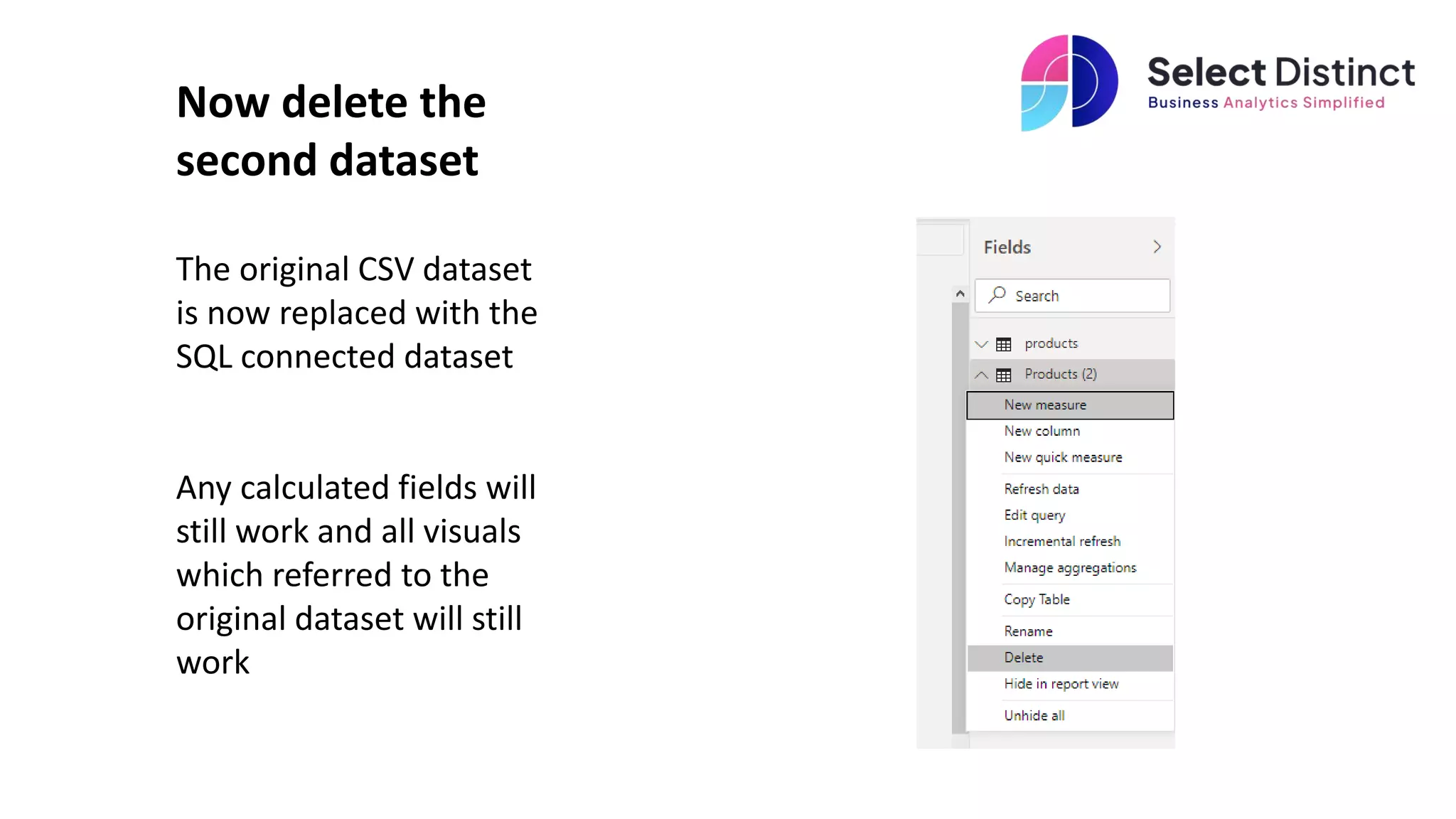 Power bi change data source ppt