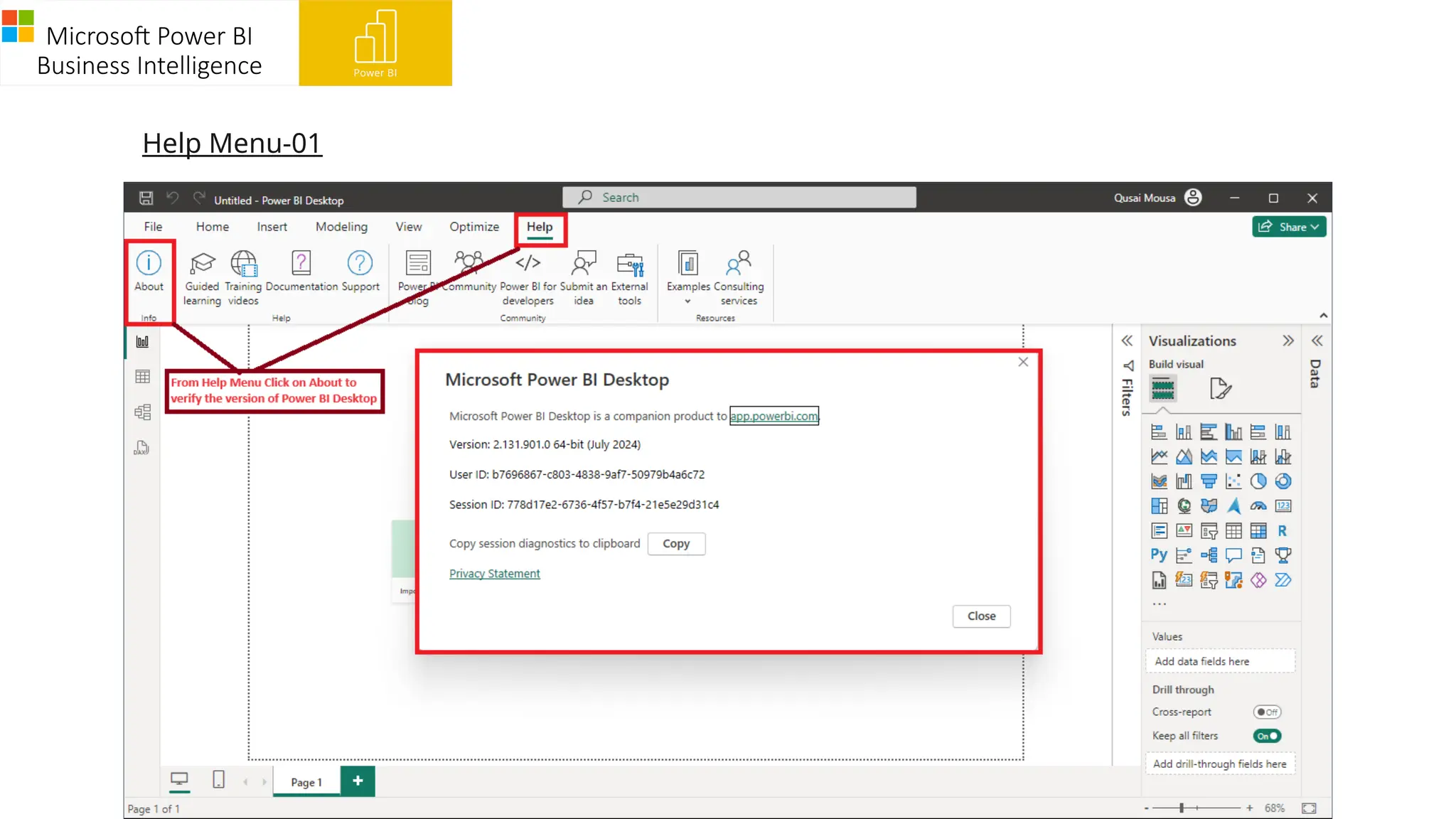 Microsoft Power BI
Business Intelligence
Help Menu-01
 