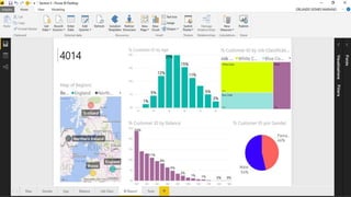 Power BI Desktop
• Aplicativo da Área de Trabalho;
• Permite a criação de customização de relatórios;
• Recebe atualizações mensais;
• Integração com linguagem R;
• Diferentes tipos de gráficos (também importáveis);
 