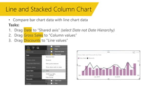 Line and Stacked Column Chart
 