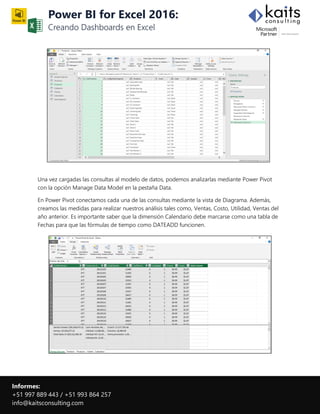 Power BI for excel brochure | PDF