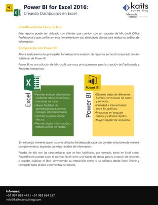 Power BI for excel brochure | PDF