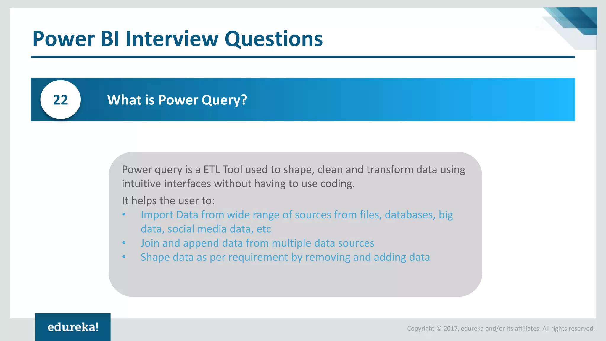 Power BI Interview Questions and Answers | Power BI Certification ...