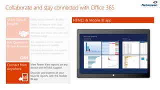 Collaborate and stay connected with Office 365 
Q&A  