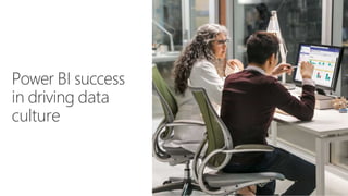 Power BI success
in driving data
culture
 