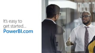 It’s easy to
get started…
PowerBI.com
 