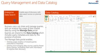 Query Management and Data Catalog
 