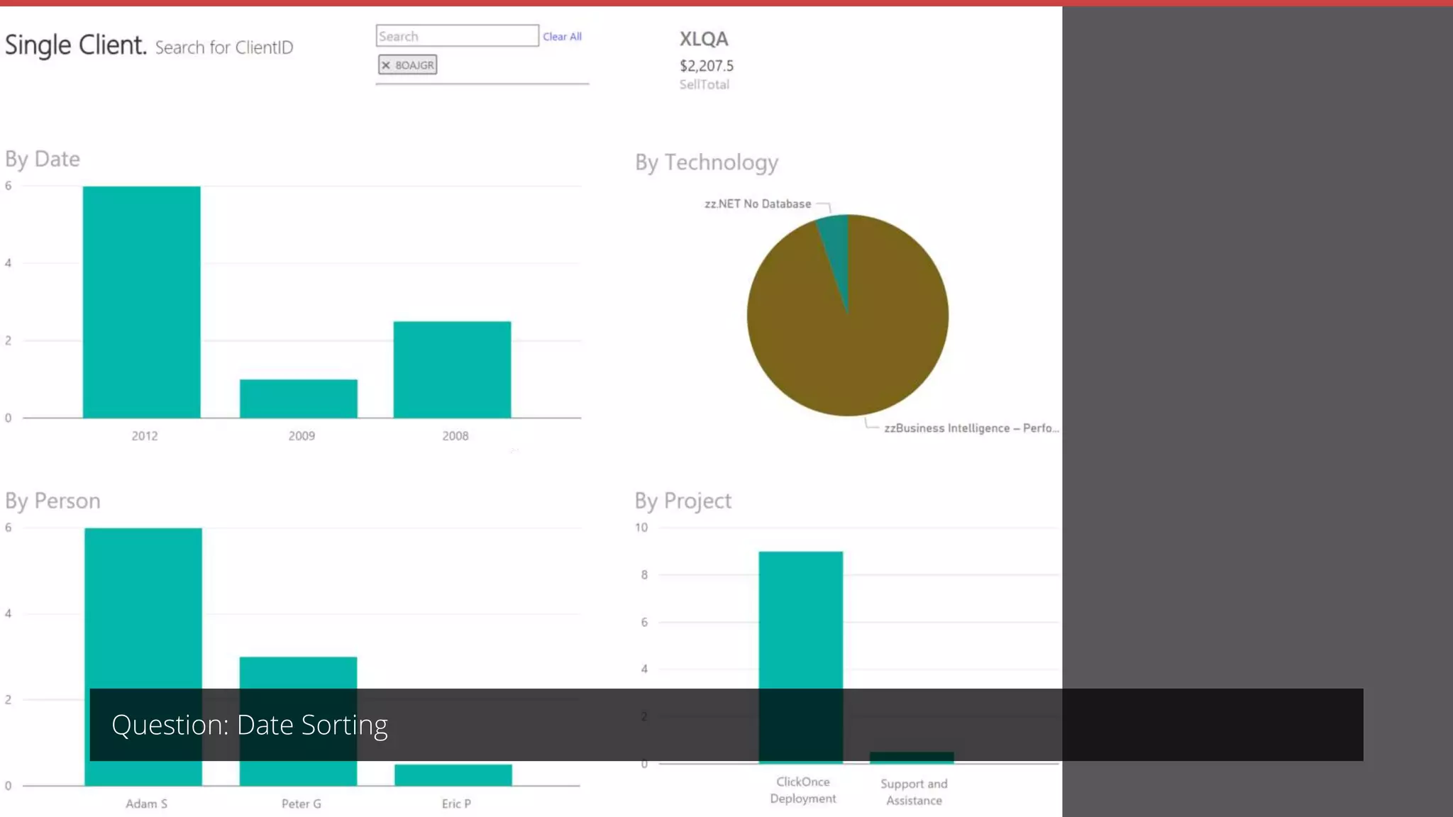 Question: Date Sorting
 