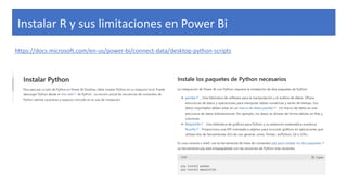 SCRIPT R Y PYTHON EN POWER BI | PDF