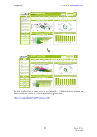 Stratebi.com 91.788.34.10 (Info@stratebi.com)
22 Power BI Tips
Spring 2020
 