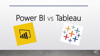 Power BI vs Tableau
 