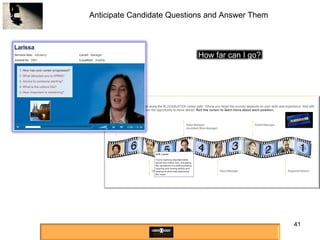 Anticipate Candidate Questions and Answer Them How far can I go? 