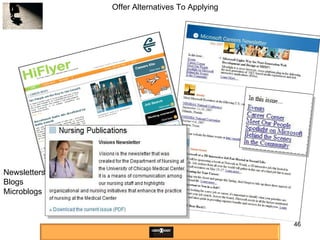 Offer Alternatives To Applying Newsletters Blogs Microblogs 