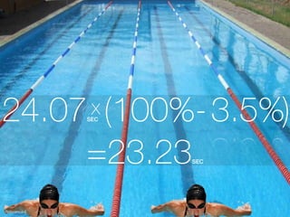 3.5%
Reference 6.
24.07SEC (100%- )X
=23.23SEC
 