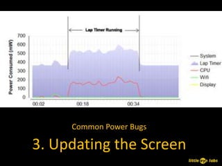 Common Power Bugs

3. Updating the Screen
 