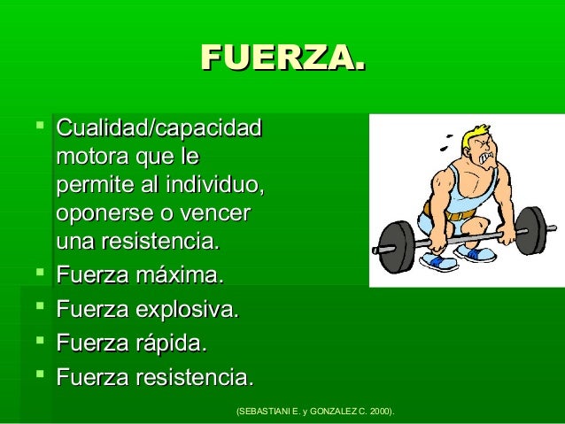 Power capacidades condicionales