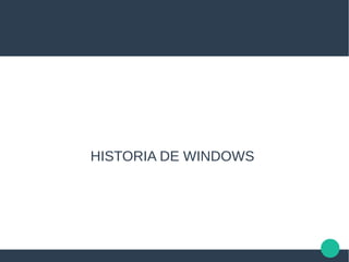 HISTORIA DE WINDOWS
 