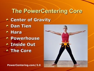 The PowerCentering Core Center of Gravity Dan Tien Hara Powerhouse Inside Out The Core PowerCentering.com/2.0 