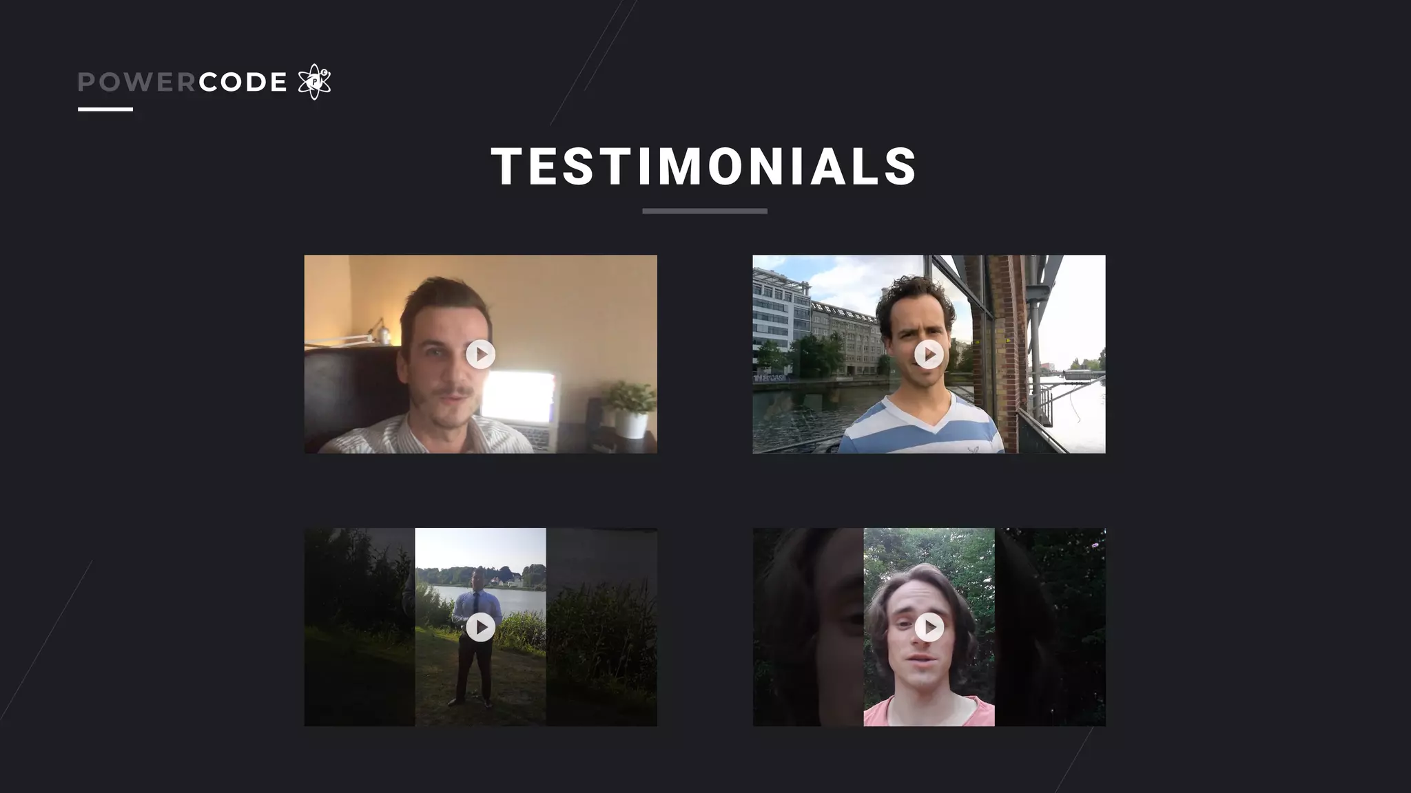 TESTIMONIALS
POWERCODE
 
