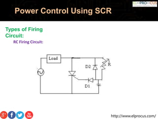 Understanding SCR Power Controls and Types of SCR Firing | PPTX