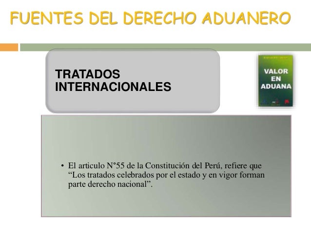 Principios y Fuentes del derecho Aduanero