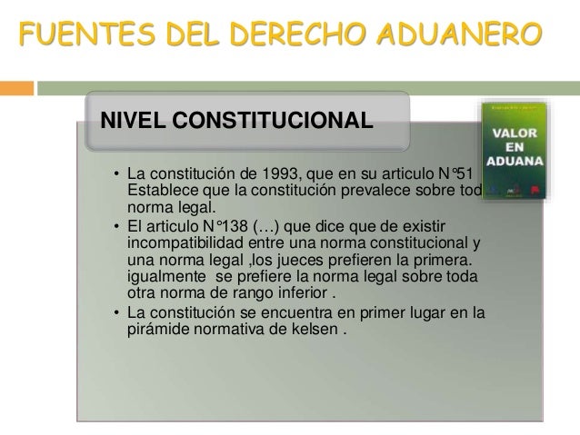 Principios y Fuentes del derecho Aduanero