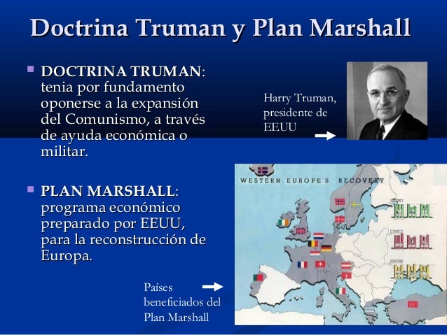 En Que Consistió El Plan Marshall