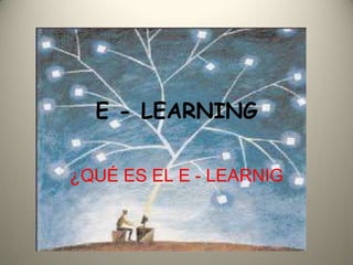 E - LEARNING

¿QUÉ ES EL E - LEARNIG
 