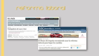 Reforma laboral
 