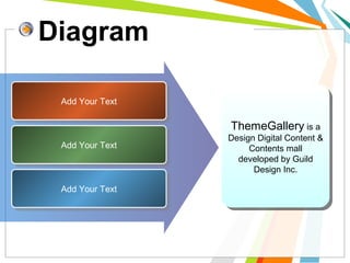 Diagram
Add Your TextAdd Your Text
Add Your TextAdd Your Text
Add Your TextAdd Your Text
ThemeGallery is a
Design Digital Content &
Contents mall
developed by Guild
Design Inc.
ThemeGallery is a
Design Digital Content &
Contents mall
developed by Guild
Design Inc.
 