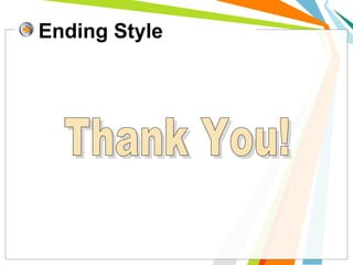 Ending Style
 