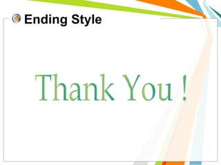 Ending Style
 