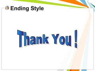 Ending Style
 