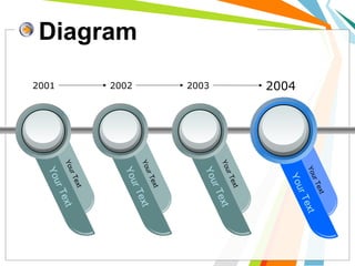 DiagramYourTextYourText
YourTextYourText
YourTextYourText
YourTextYourText
2001 2002 2003 2004
 