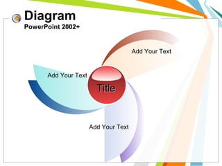 Diagram
PowerPoint 2002+
TitleTitle
Add Your Text
Add Your Text
Add Your Text
 