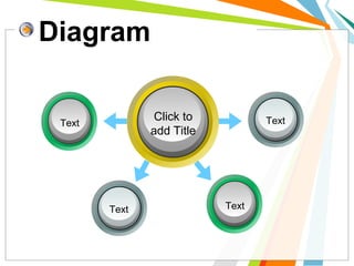 Diagram
Click to
add Title
Text
Text
Text
Text
 