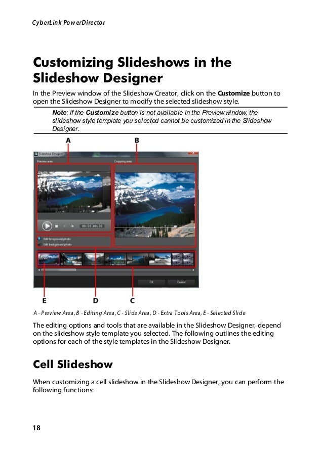 cyberlink powerdirector slideshow templates download