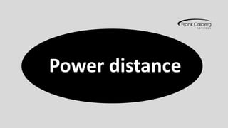 Power 
distance 
 