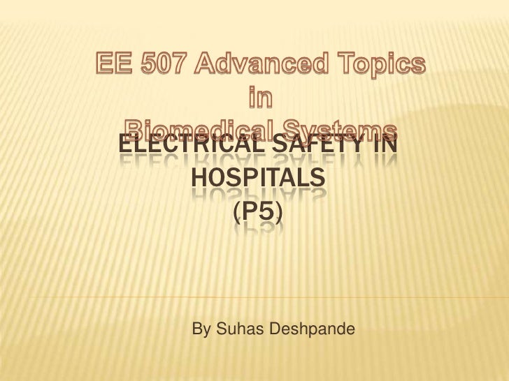 Power and Electrical Safety in Hospitals