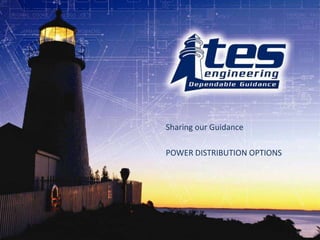 Sharing our Guidance
POWER DISTRIBUTION OPTIONS

 