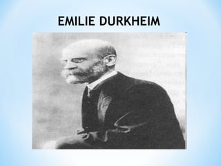 EMILIE DURKHEIM 