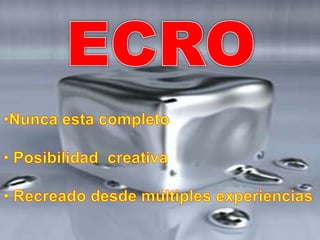 Ecro El ECRO de Pichón Riviere | PPTX