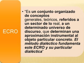 Ecro El ECRO de Pichón Riviere | PPTX