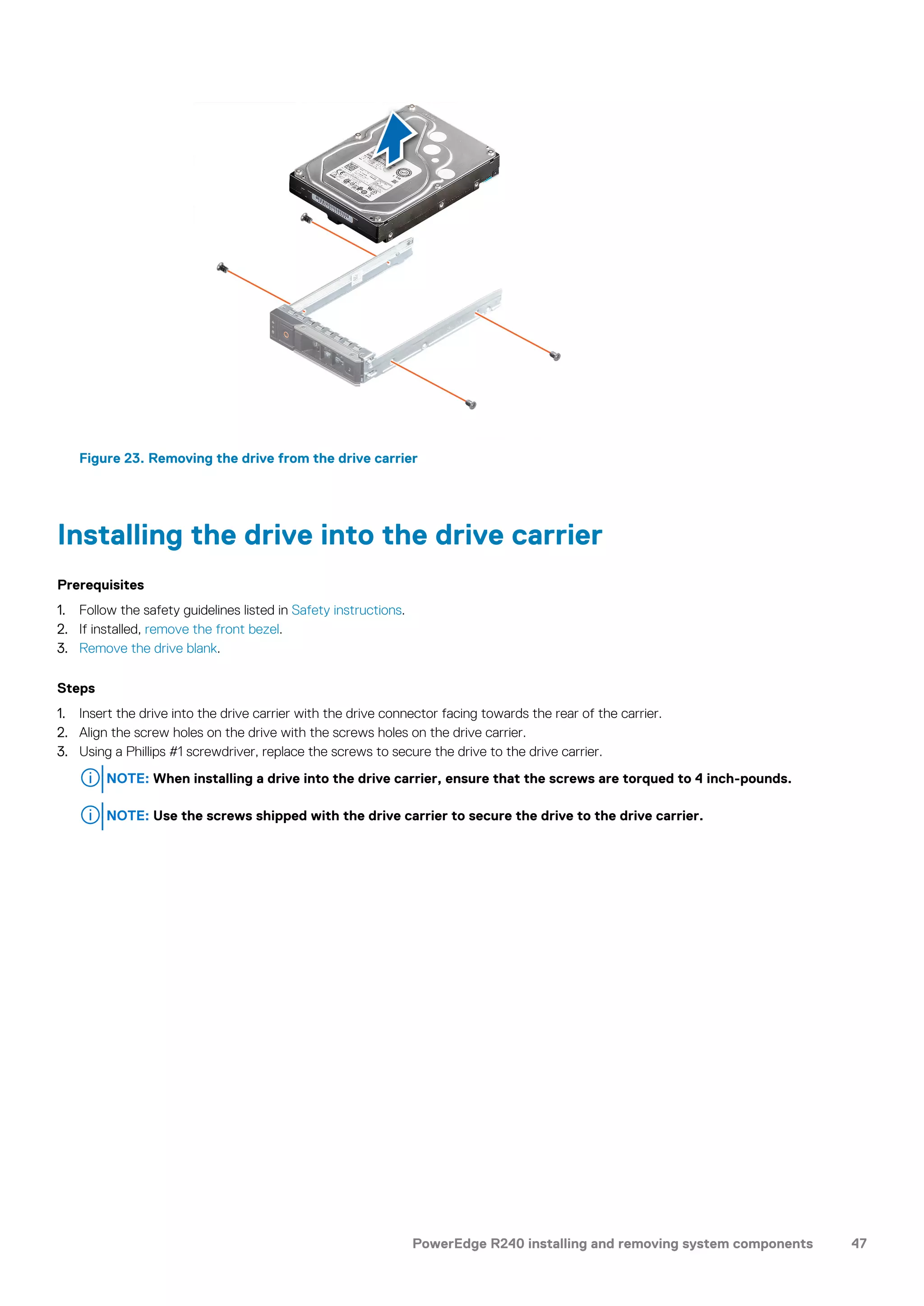 Dell EMC PowerEdge R240 Installation and Service Manual | PDF